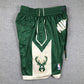 Milwuakee Bucks Authentic Just ☆ Don Forrest Green, White NBA Shorts