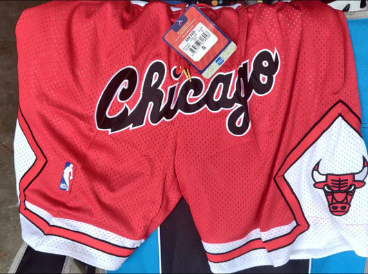 Chicago Bulls Authentic Just ☆ Don Red Statement Edition NBA Shorts