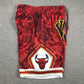 Chicago Bulls Authentic Just ☆ Don Crimson, Black & Gold NBA Shorts [Exquisite Edition]