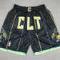 Charlotte Hornets Authentic Just ☆ Don Black, Teal NBA Shorts [City Edition]
