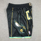 Charlotte Hornets Authentic Just ☆ Don Black, Teal NBA Shorts [City Edition]