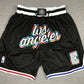 LA Clippers Authentic Just ☆ Don Black, Cathedral Font NBA Shorts [City Edition]