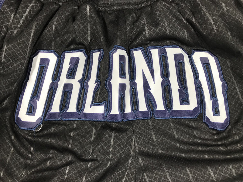 Orlando Magic Authentic Just ☆ Don White, Black Blue & White NBA Shorts [City Edition]