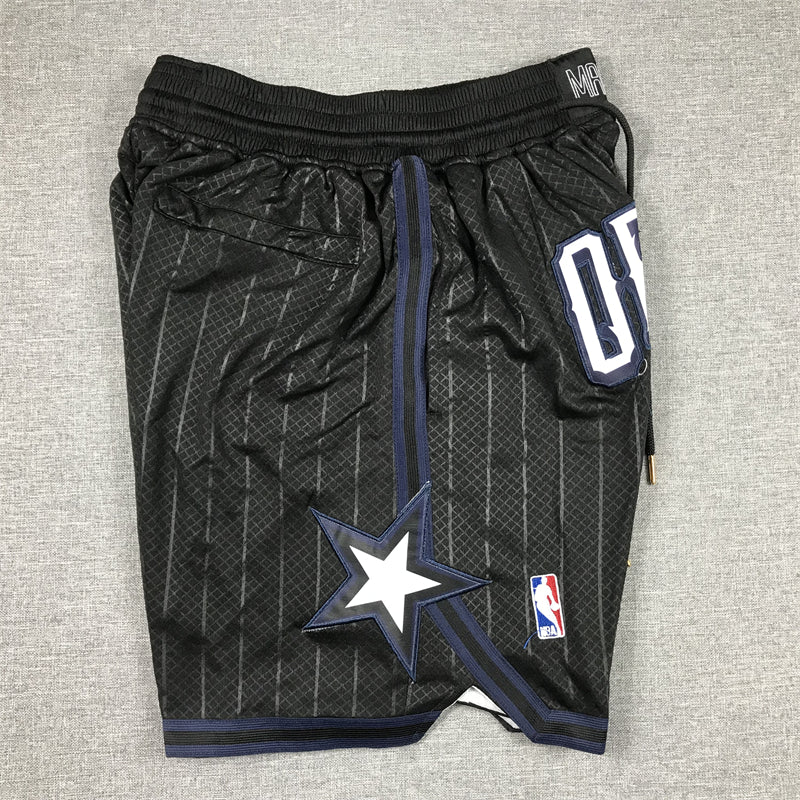 Orlando Magic Authentic Just ☆ Don White, Black Blue & White NBA Shorts [City Edition]