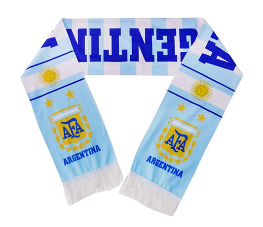 Argentina International - Machine Woven Fabric Winter Team Scarf