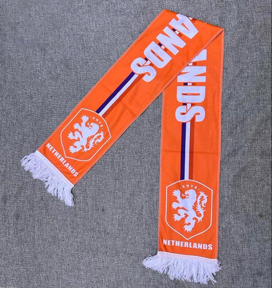 Netherlands International - Machine Woven Fabric Winter Team Scarf