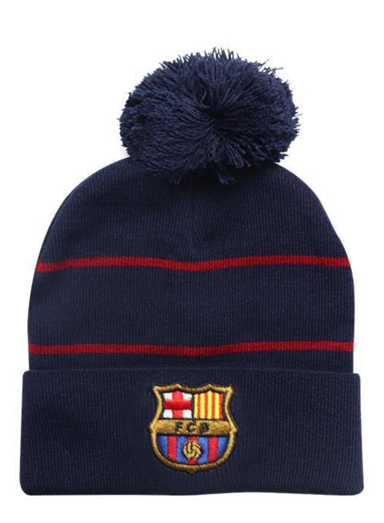 FC Barcelona - Embroided Team Logo Winter Beanie