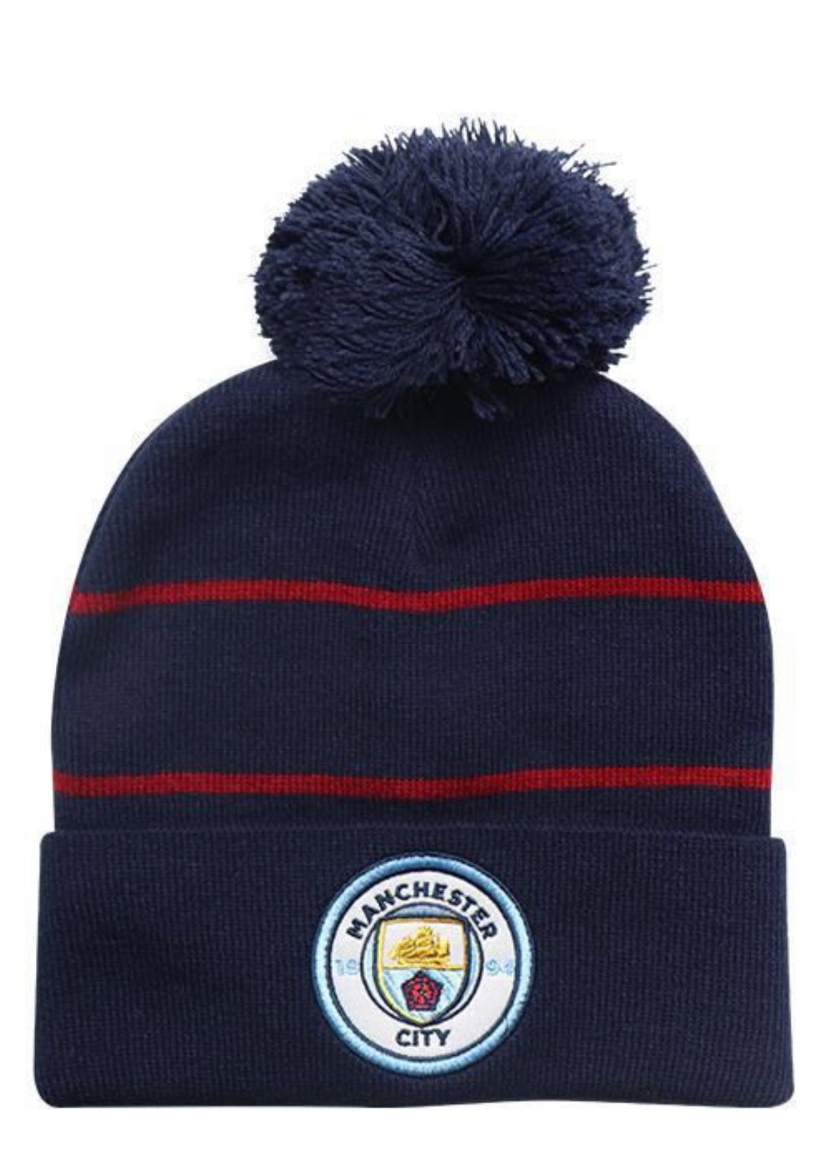 Manchester City FC - Embroided Team Logo Winter Beanie