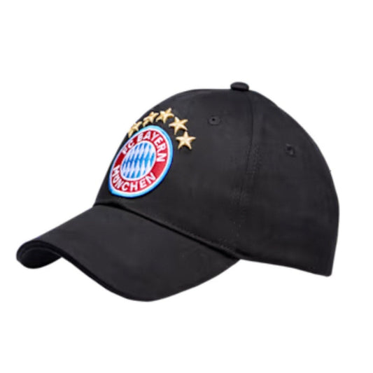 FC Bayern - Adjustable Embroided Team Logo Dad Hat [Black]