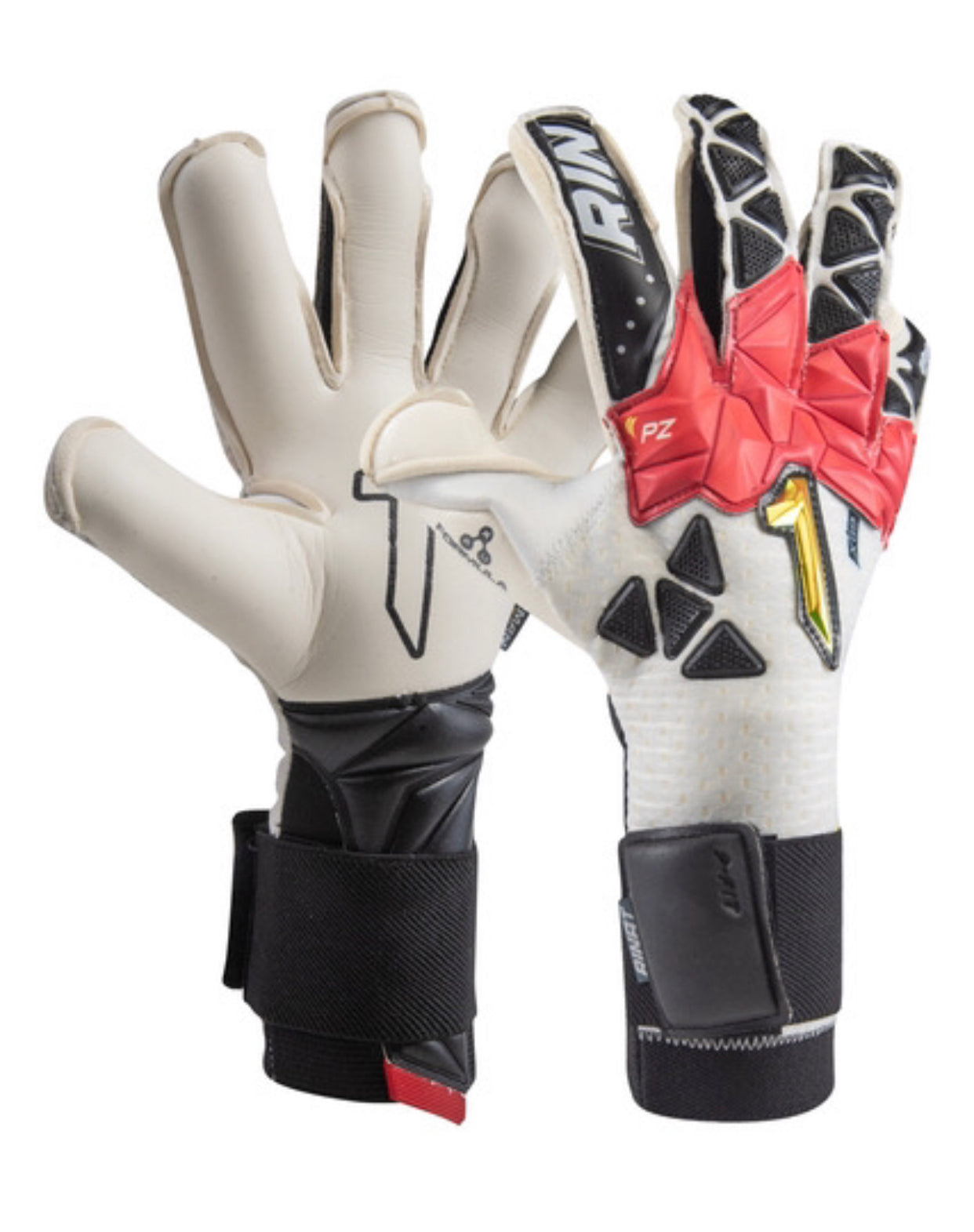 White, Red & Black RNT (NXTGEN) High Performance Pro-Level GK Gloves