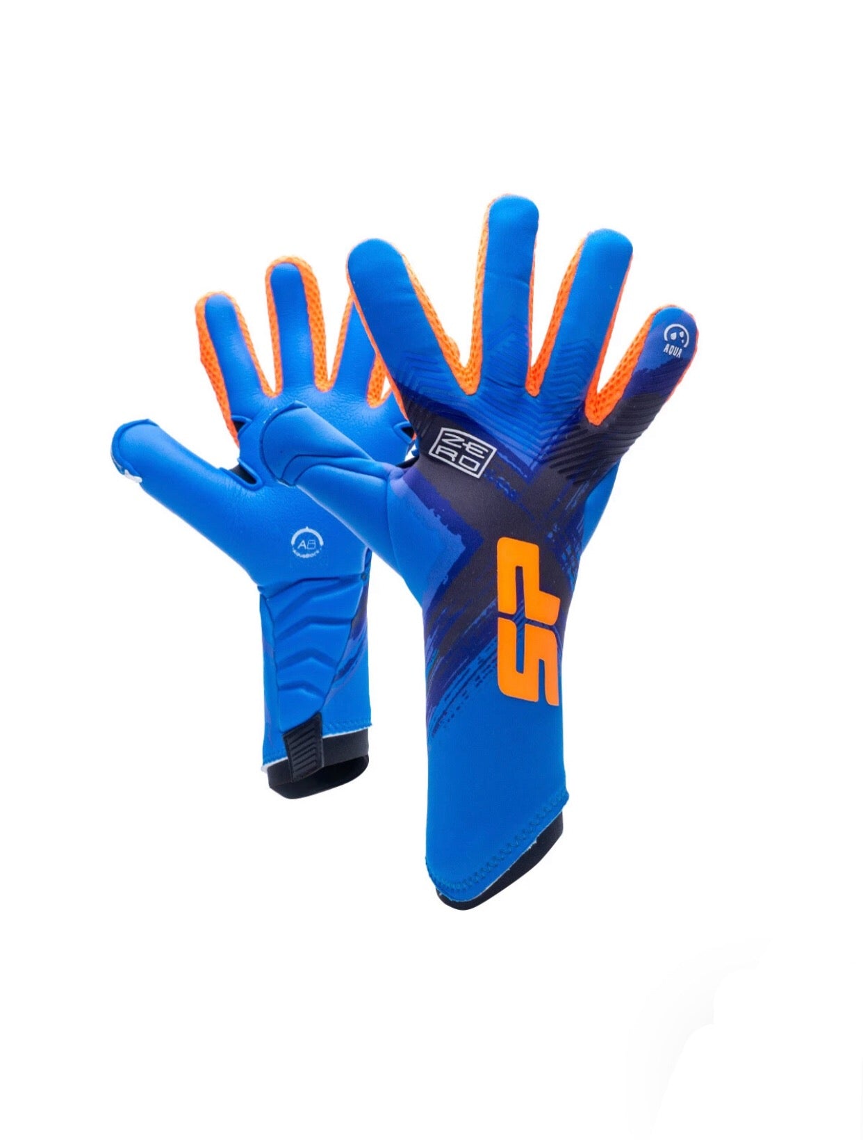 SP Blue, Orange Print X - High Performance Pro-Level GK Gloves