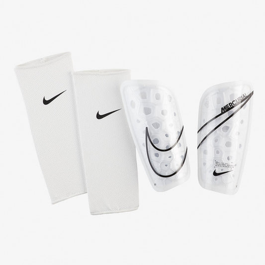 White Smart-lock Nike Mercurial (Pro-Level) Foam Interior Shin Guards