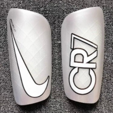 Translucent Matte Silver (Retro) - Nike Mercurial CR7 Ceramic (Pro-Level) Foam Interior Shin Guards