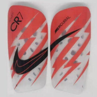 White, Red Nike CR7 Mercurial Ceramic (Pro-Level) Foam Interior Shin Guards