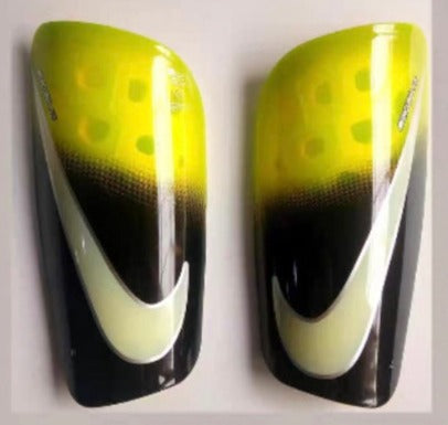 Yellow, Black Gradient - Nike Mercurial Ceramic (Pro-Level) Foam Interior Shin Guards