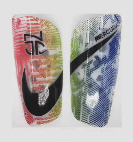 Translucent Spectrum-Retro Neymar JR - Nike Mercurial Ceramic (Pro-Level) Foam Interior Shin Guards