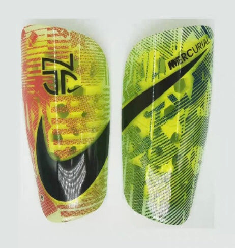 Translucent Neon-Spectrum Neymar JR - Nike Mercurial Ceramic (Pro-Level) Foam Interior Shin Guards