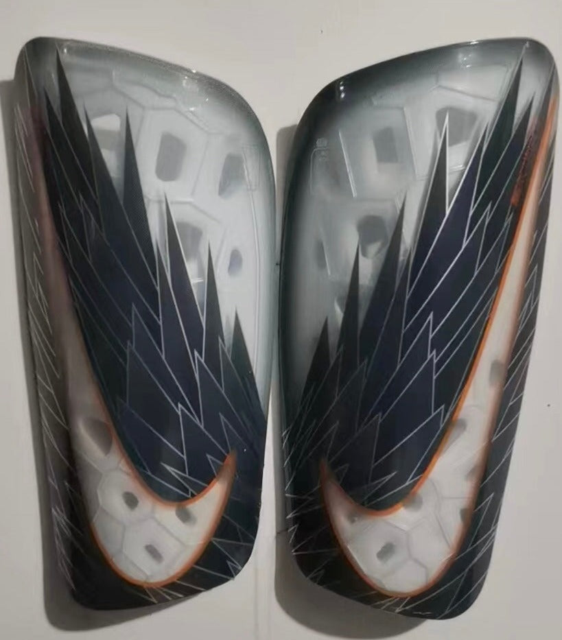 Black, Winged Translucent Nike Mercurial Ceramic (Pro-Level) Foam Interior Shin Guards