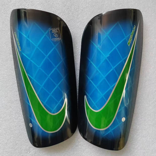 Sea Blue, Black Border - Nike Ceramic (Pro-Level) Foam Interior Shin Guards