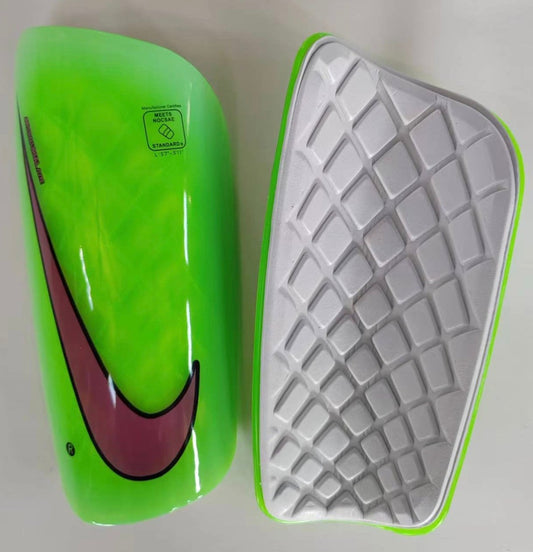 Green, Red Streak - Nike Mercurial Ceramic (Pro-Level) Foam Interior Shin Guards