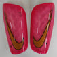 Translucent Baby Pink - Nike Ceramic (Pro-Level) White Foam Interior Shin Guards