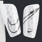 White Smart-lock Nike Mercurial (Pro-Level) Foam Interior Shin Guards