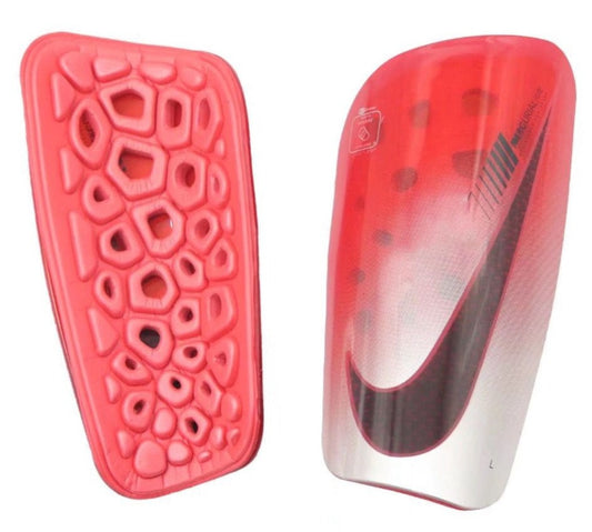 Red, Crystalline Gradient - Nike Mercurial Ceramic (Pro-Level) Foam Interior Shin Guards