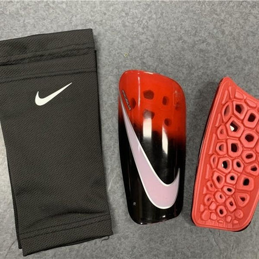 Red, Black - Nike Mercurial Ceramic (Pro-Level) Foam Interior Shin Guards