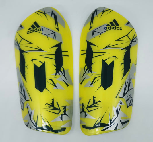 Yellow - Adidas X Messi Breathable (Pro-Level) Foam Interior Shin Guards