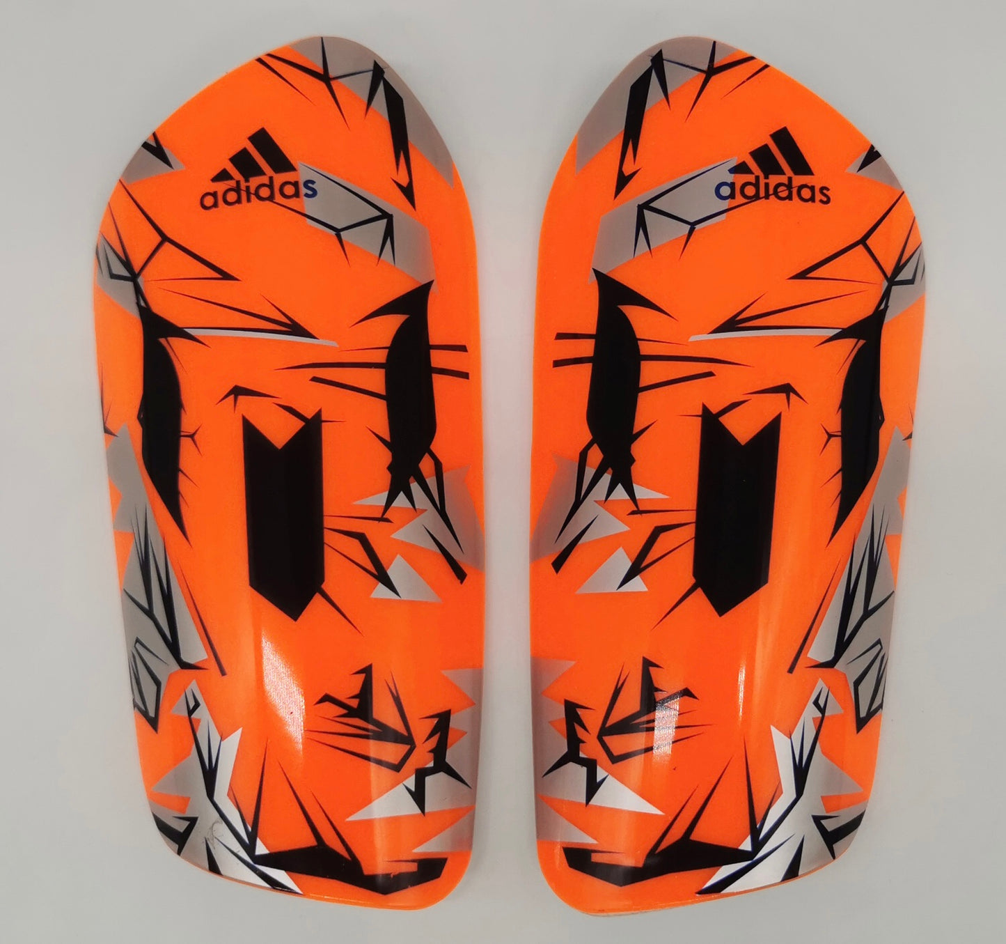 Orange - Adidas X Messi Breathable (Pro-Level) Foam Interior Shin Guards