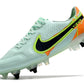 Tiempo Legend IX Elite SG-Pro - Cuero blanco, Naranja