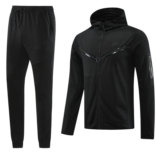 Stealth Triple Black [Solid] Unisex Full-Set Tracksuit (DRI-FIT ADV)