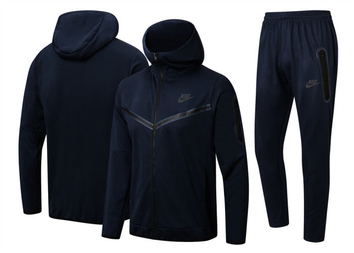 Stealth Navy Blue [Solid] Unisex Full-Set Tracksuit (DRI-FIT ADV)