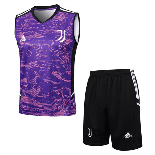 Juventus FC Purple Full-Set Vest Tracksuit (DRI-FIT ADV)