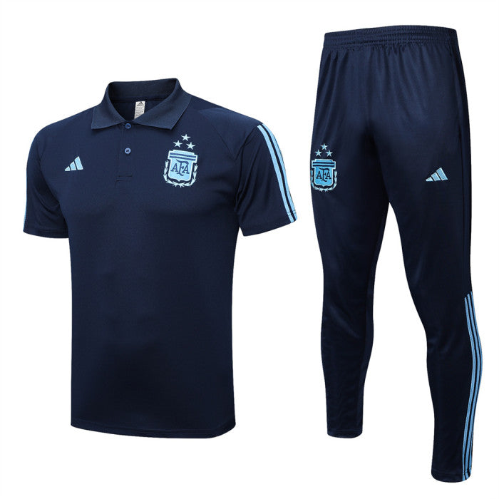 Argentina Navy Blue Full-Set Tracksuit (DRI-FIT ADV)