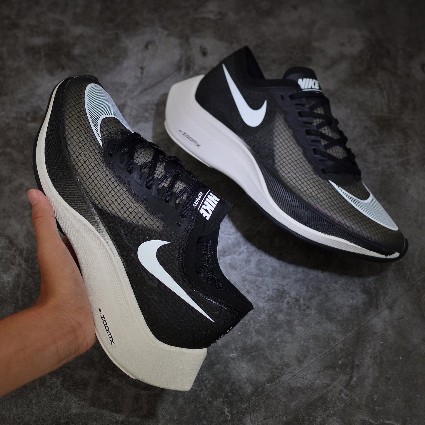 Noir Swoosh Respirant Air ZoomX Marathon - Coureurs en mousse (Spring-Bounce)