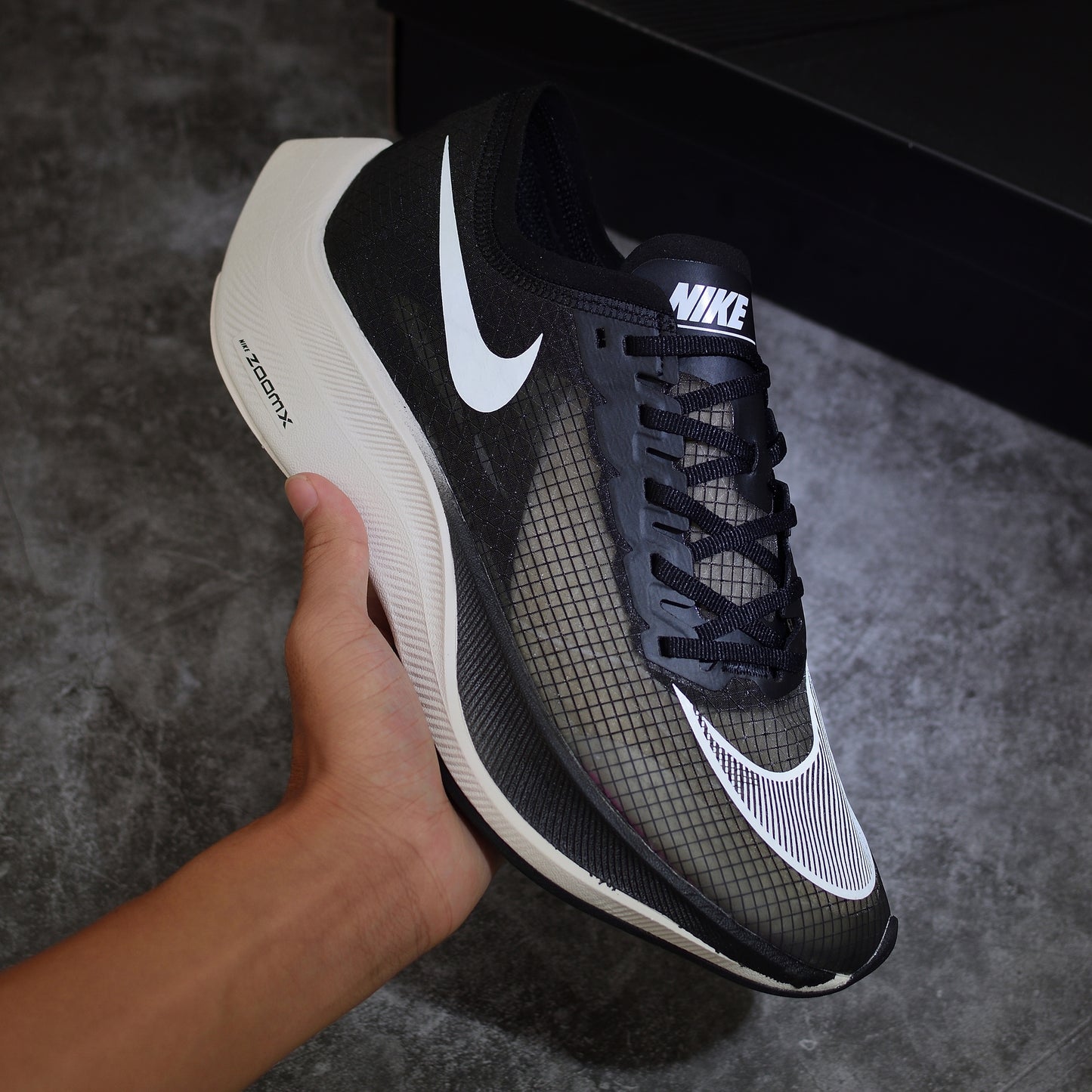 Noir Swoosh Respirant Air ZoomX Marathon - Coureurs en mousse (Spring-Bounce)