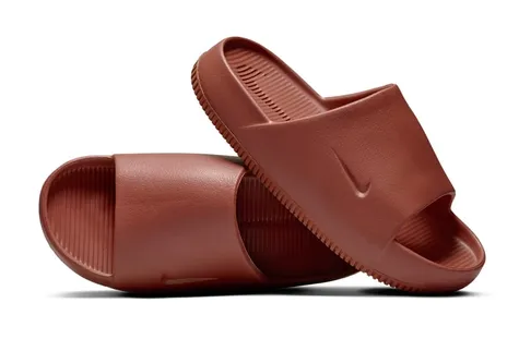 Maroon Nike Calm - Foam Cushion Slides