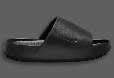 Black Nike Calm - Foam Cushion Slides