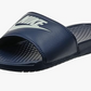 Purple Nike (Blue Logo Branded) - Studded Cushion Slides