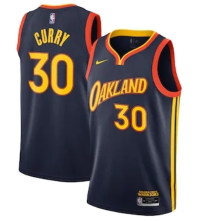 Golden State Warriors Association [Navy Blue] 2020-21 City Edition Jersey (DRI-FIT ADV)