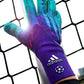 Purple, Blue Adidas Speedflow High Performance Pro-Level GK Gloves (Wrist)