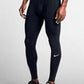 Pantalones de compresión fitness negros de largo completo para hombre (DRI-FIT ADV)