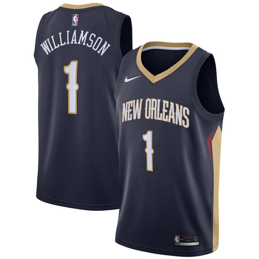 New Orleans Pelicans Association [Navy Blue] Road Jersey (DRI-FIT ADV)