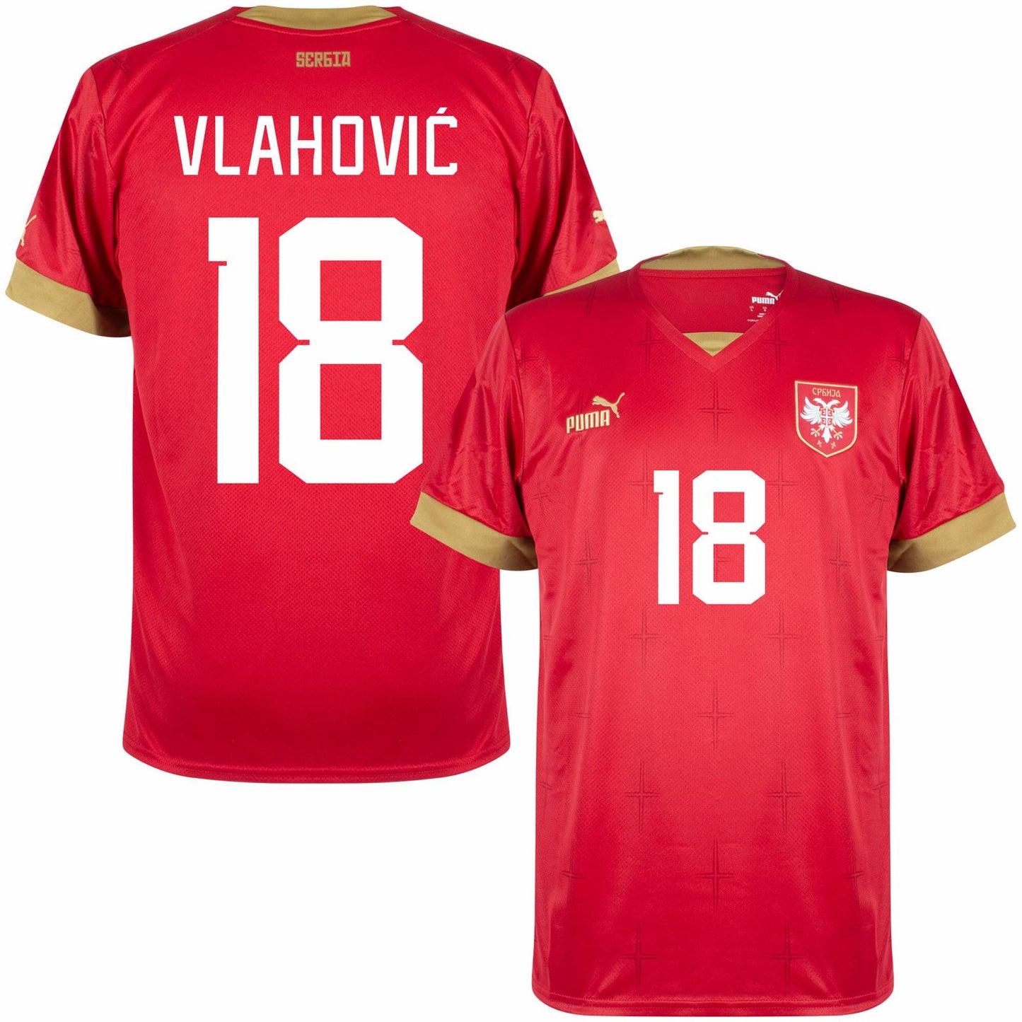 Serbia Men's International Team Home Jersey