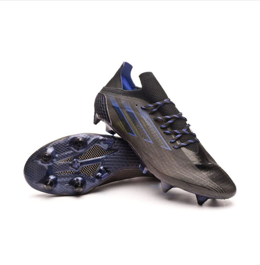 Adidas X Speedflow.1 Elite SG-Pro - Negro, Acentuados en azul