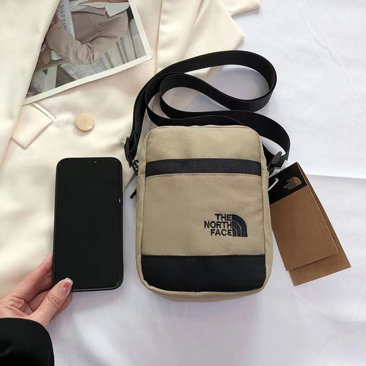 Tan North Face (Unisex) Personal Messenger Bag