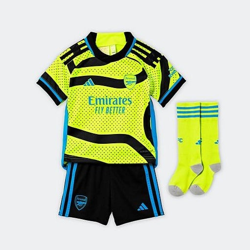 Arsenal FC Kids 23-24 [Away Kit] (Comes with Shirt + Shorts)