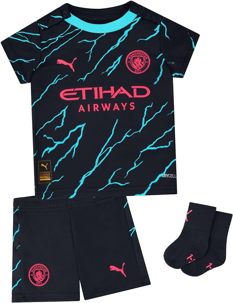 Manchester City FC Kids 23-24 [Third Kit] (Comes with Shirt + Shorts)