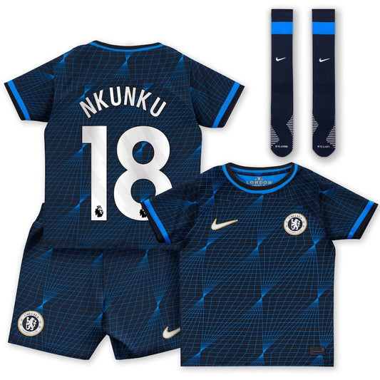 Chelsea FC Kids 23-24 [Away Kit] (Comes with Shirt + Shorts)